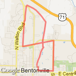 Compton to Compton J and Bark route map