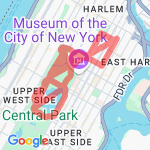 86th Route, outside of reservoir  route map