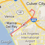 beach and back route map