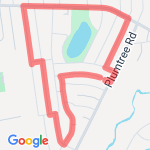 2 miles route map