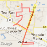 Black History Expo Parade Route route map