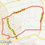 9 mile to Anza Rd route map