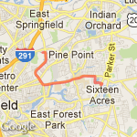 4 mile from school route map