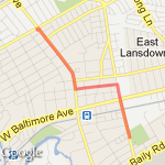 Parkour Route route map