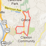 Library-UNCA-Kimberly-Beaver Dam route map