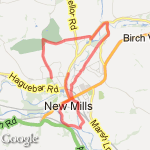 Over Golf Course route map