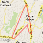 6.0 mile run route route map