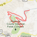 Trail and Road Climbs at the Greenway route map