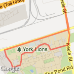 6k - York University route map