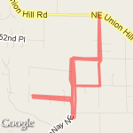 Neighborhood route map