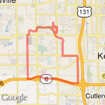 Public trails run route map