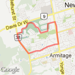 Ashley and liz route map