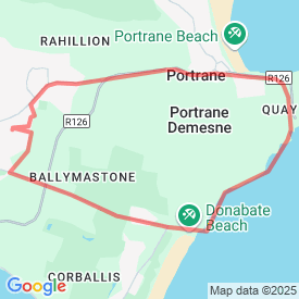 cliff run - 8.05 Km route in Donabate, Dublin