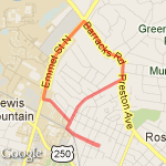 barracks to lambeth route map