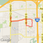 4 mile route route map