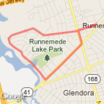 Brigid's Walk route map