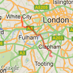 Run Home from work  route map