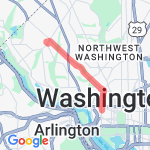 GW-American route map