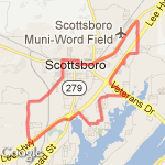 SHS 16 mile loop route map