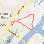 HIGH SCHOOL 15K LOOP route map