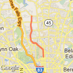 7 Miler! (Roland Park) route map