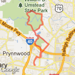 12.1 mile from my house route map