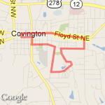 Steeple Chase route map