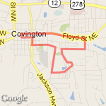 Steeple Chase route map