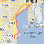 Half Marathon route map