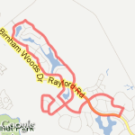 10 Mile Run route map