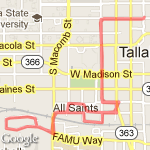 Celtic 5K 3/17/12 route map