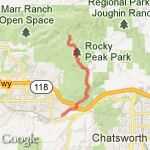Rocky Peak  route map