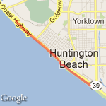 Hyatt Run Huntington route map