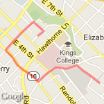 Work Route route map