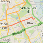 bethnal green home route map