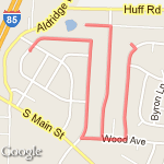 Neighborhood link 4 mile route map