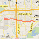 9 mile route route map