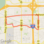 5 mile route route map