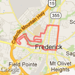 FSRC 6 mile training run route map