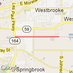 5K Training route map