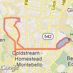8 miler lakes run route map
