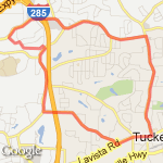 evans/midvale route map