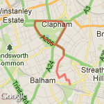 Not quite a 5 miler! route map