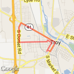 Dorset Block route map