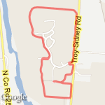 Duke Park - Lap route map