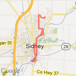 Sidney Route route map