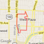 Around the Hood route map