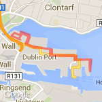 Eastpoint Port Running Loop route map