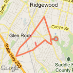 Bet's GR 5mile route map