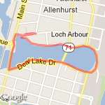 Jeff's summer easy 1.65ml route map